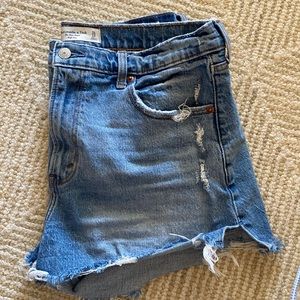 Abercrombie High Rise Mom Shorts